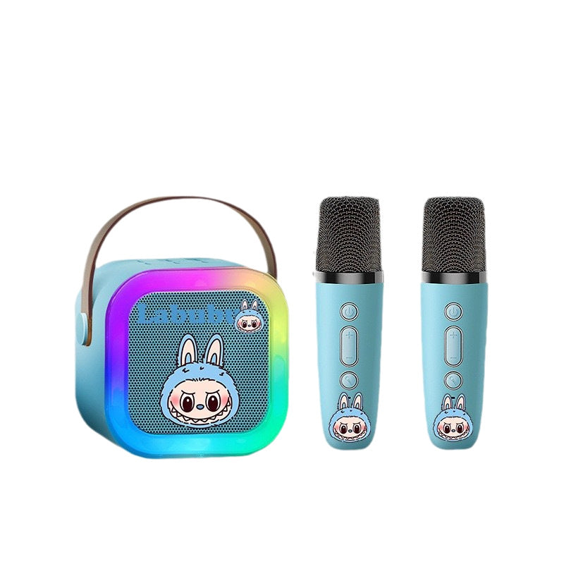 Karaoke Machine for Kids & Adults, Mini Portable Bluetooth Speaker with 2 Wireless Microphones, Karaoke Machine for Kids & Adults, Mini Portable Bluetooth Speaker with 2 Wireless Microphones,
